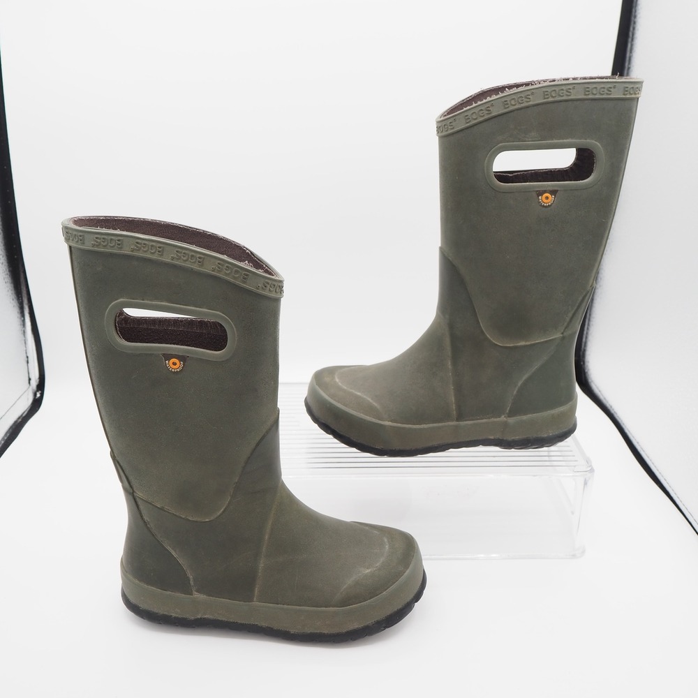 Bogs Kids Skipper Rainboot Size 12 Waterproof Pull On Outdoor - Picture 5 of 9